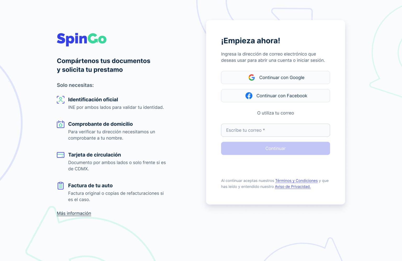 A user-friendly login and account creation page.
